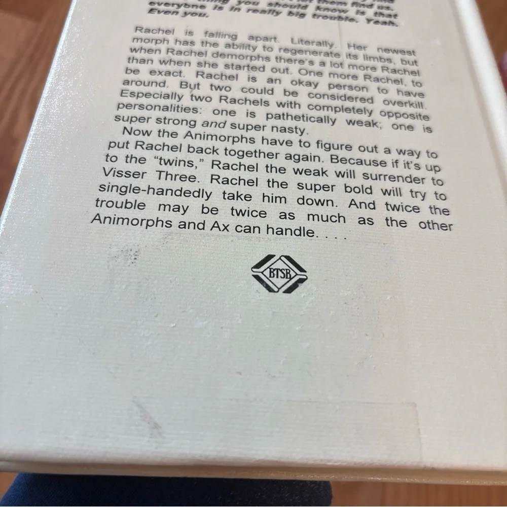 Animorphs HARDCOVER Book #32 The Separation By K.A. Applegate Scholastic Y2K Vtg